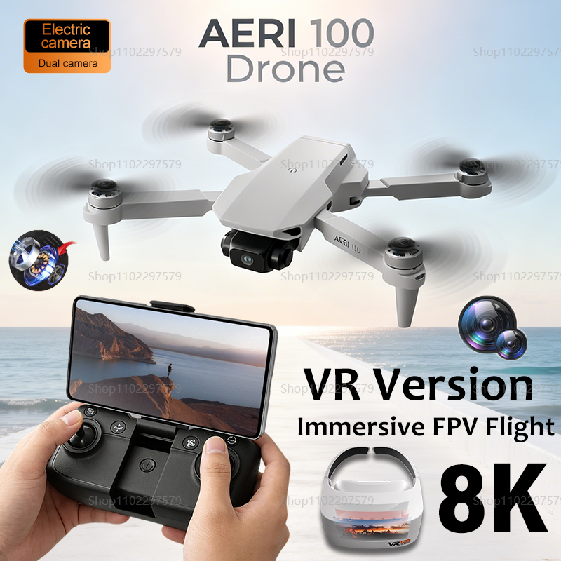 Drone Explorer Rc Quadcopter - AERI 100 Drone With FPV VR