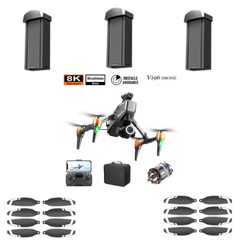 Drone V196 Rc - V196 8K Brushless Attitude Hold RC
