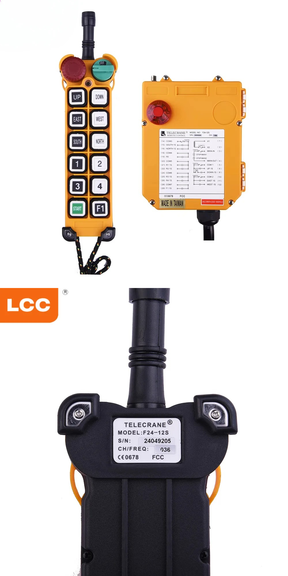 Rc Transmitter - F24-12S hydraulic lift hetronic overhead cranes