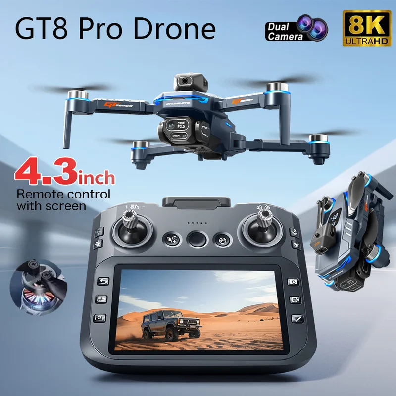 Nano Quad Fpv - 2026 New GT8 Drone GPS 8K