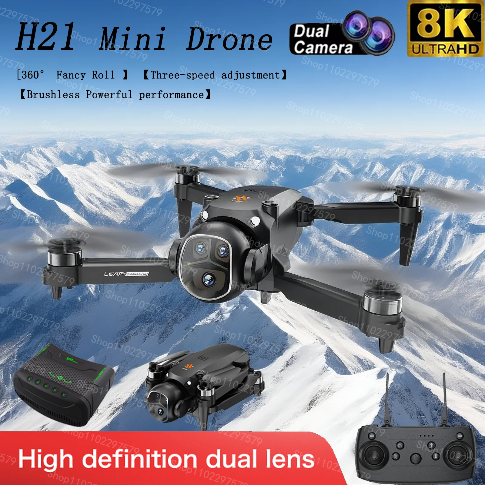 Drone Explorer Rc Quadcopter - New H21 Optical Flow Localization Drones
