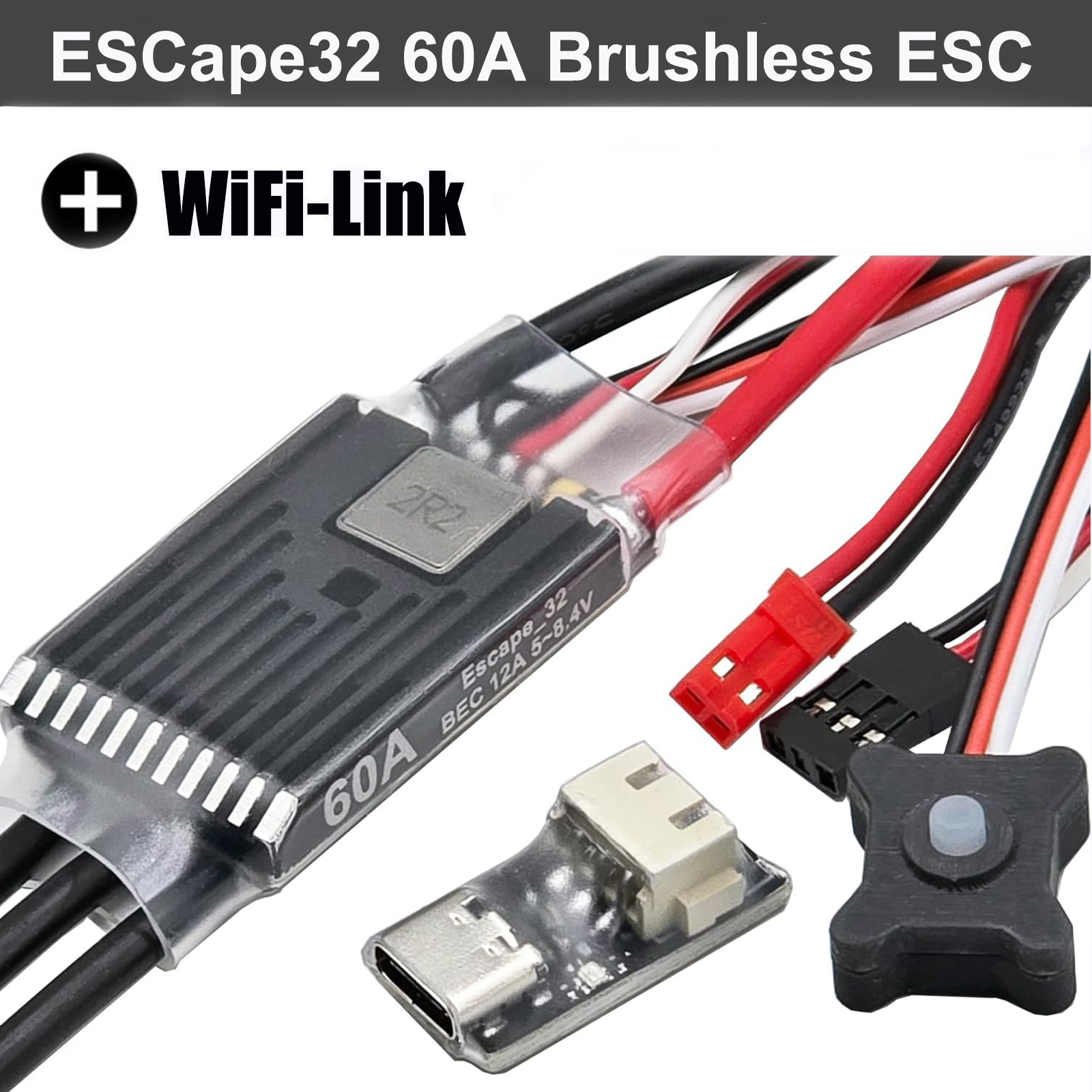 Esc 4In1 Brushless - Ghost Brushless ESC 60A ESC with