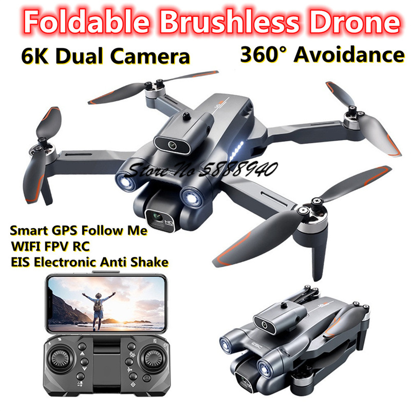 6K Optical Flow Brushless Fold - Drone Rc S1S recensie en prijs