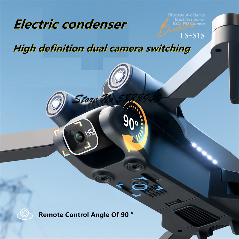 6K Optical Flow Brushless Fold - Drone Rc S1S recensie en prijs