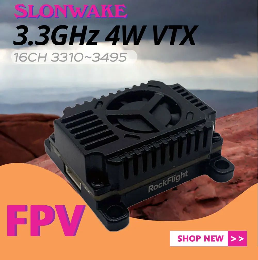 SLONWAKE FPV 3.3G 16CH 4000mW  - Rc Transmitter recensie en prijs
