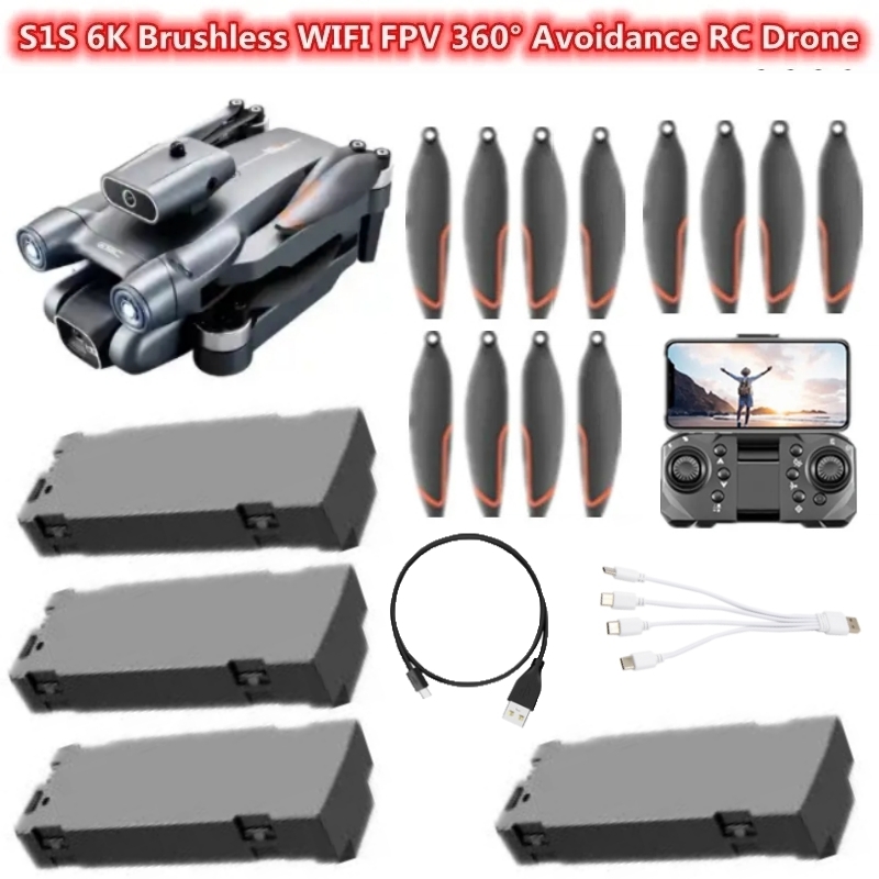 S1S 6K Brushless WIFI FPV 360° - Drone Rc S1S recensie en prijs