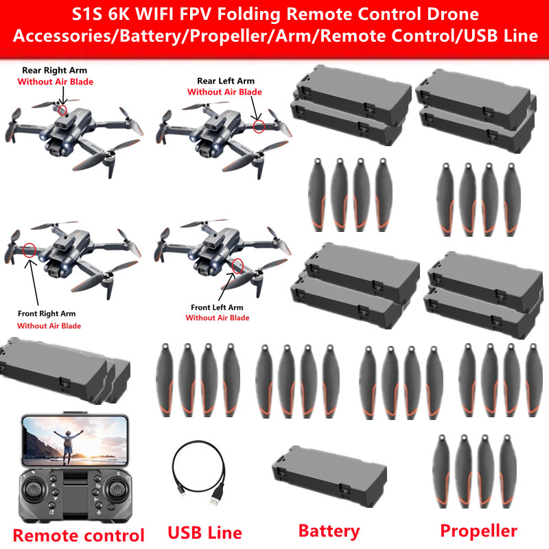 S1S 6K WIFI FPV Folding Remote - Drone Rc S1S recensie en prijs