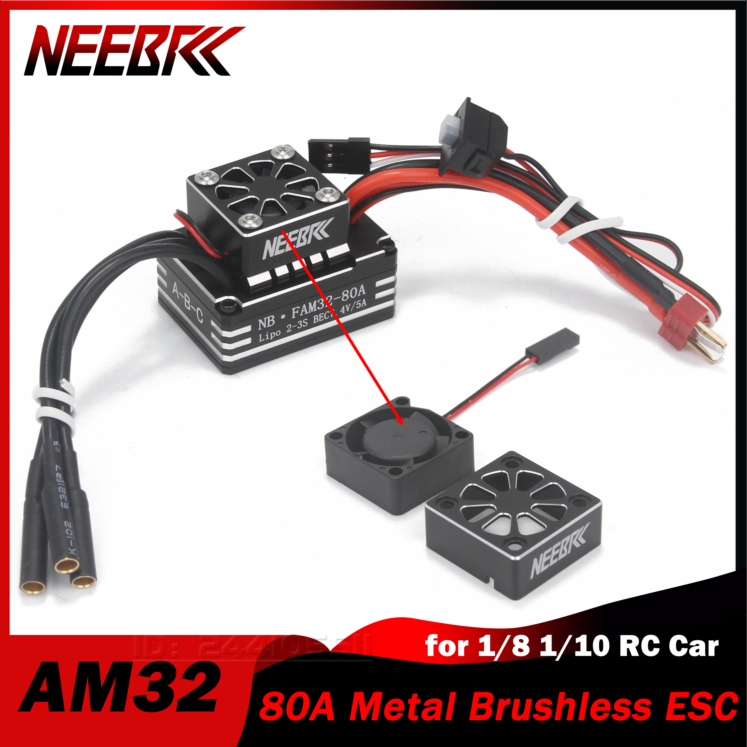 NEEBRC AM32 80A Brushless ESC  - Esc 4In1 Brushless recensie en prijs
