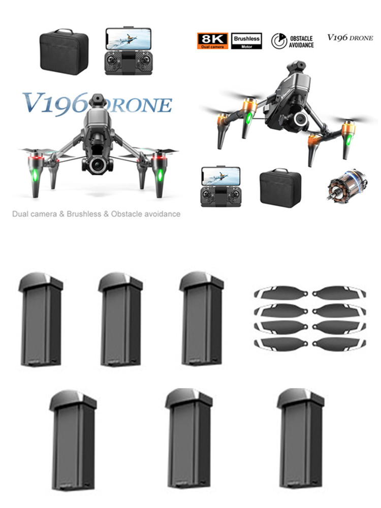 V196 Brushless RC Drone 3.7V 1 - Drone V196 Rc recensie en prijs