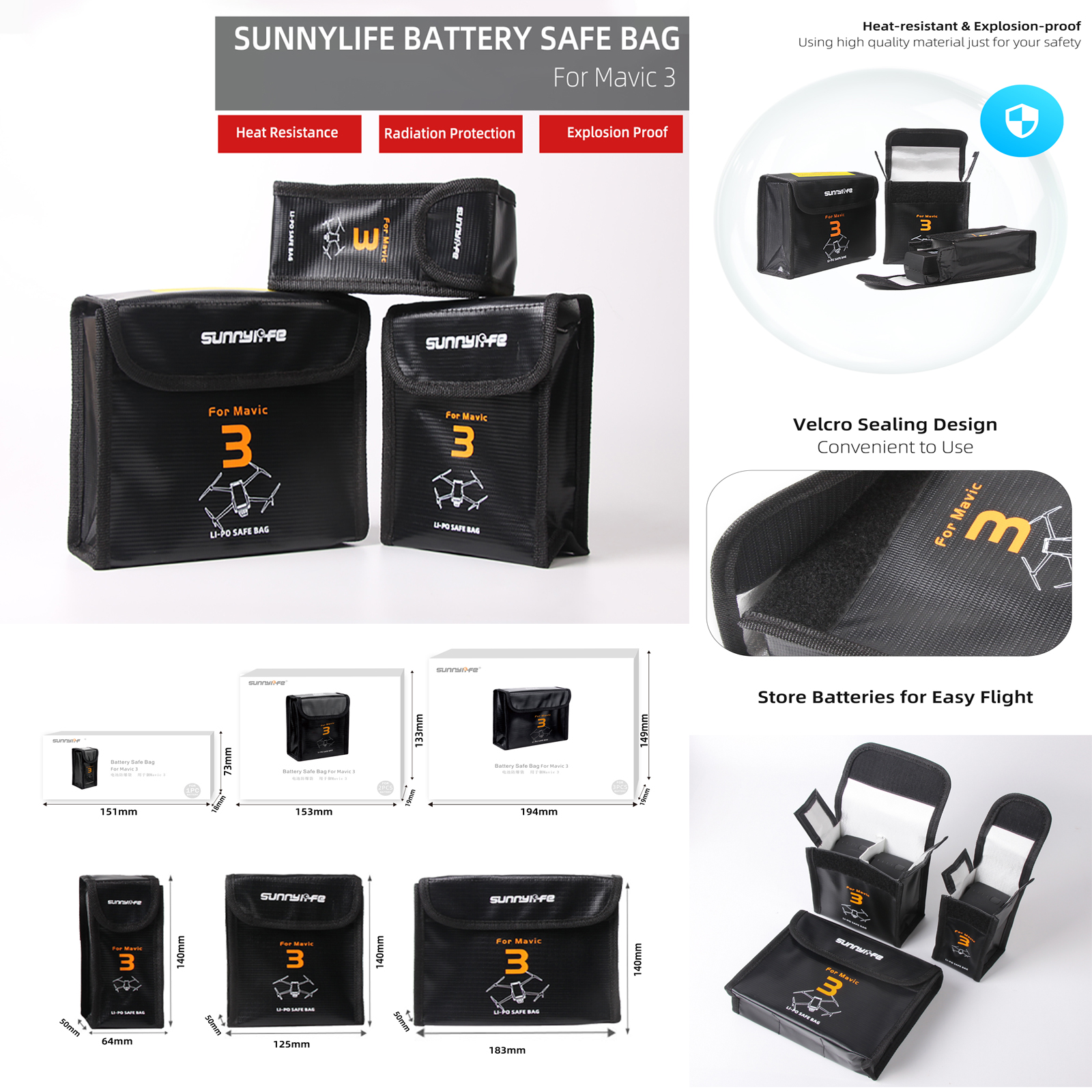 Sunnylife Lipo Battery Safe Ba - Drone Dji Rc Mavic 3 Pro recensie en prijs