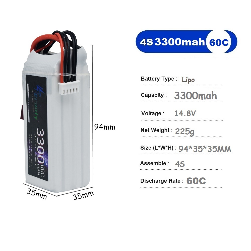LiPo Rechargeable Battery 4S 3 - Nano Quad Fpv recensie en prijs