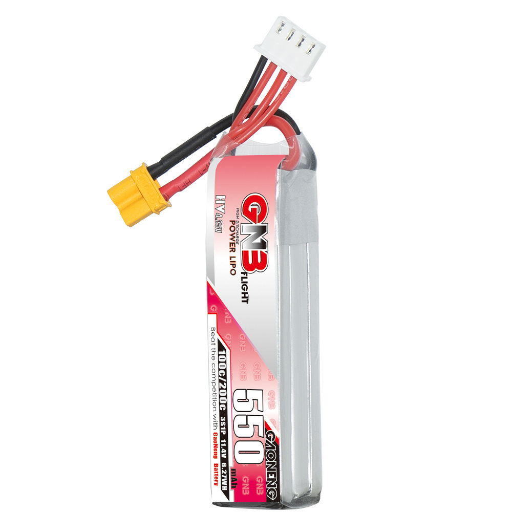 GNB HV 11.4V 550mAh 100C/200C  - Nano Quad Fpv recensie en prijs