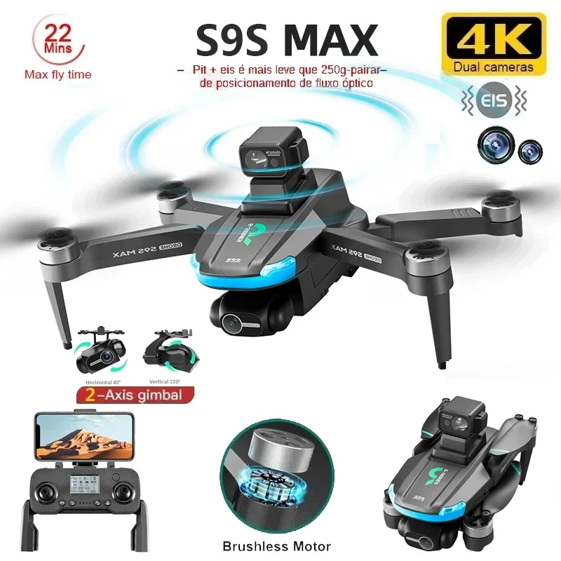 NEW S9S MAX MINI Drone 4K 2-Ax - Nano Quad Fpv recensie en prijs