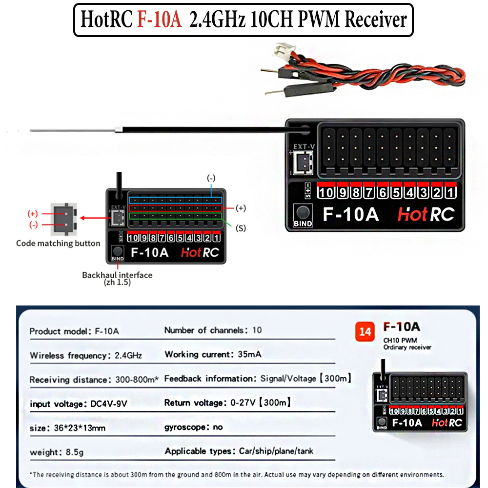 Hotrc Hot rc HT-10A HT10A 2.4G - Drone Rc Boat recensie en prijs