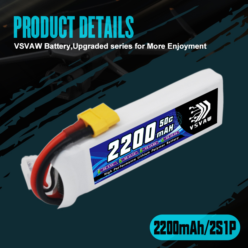 VSVAW 7.4V 2200mah 2S Drone Li - Drone Rc Boat recensie en prijs