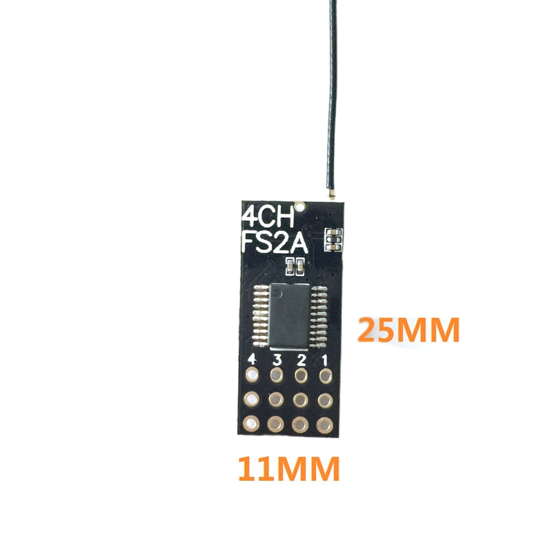Flysky FS2A Mini Receiver 4CH  - Nano Quad Fpv recensie en prijs