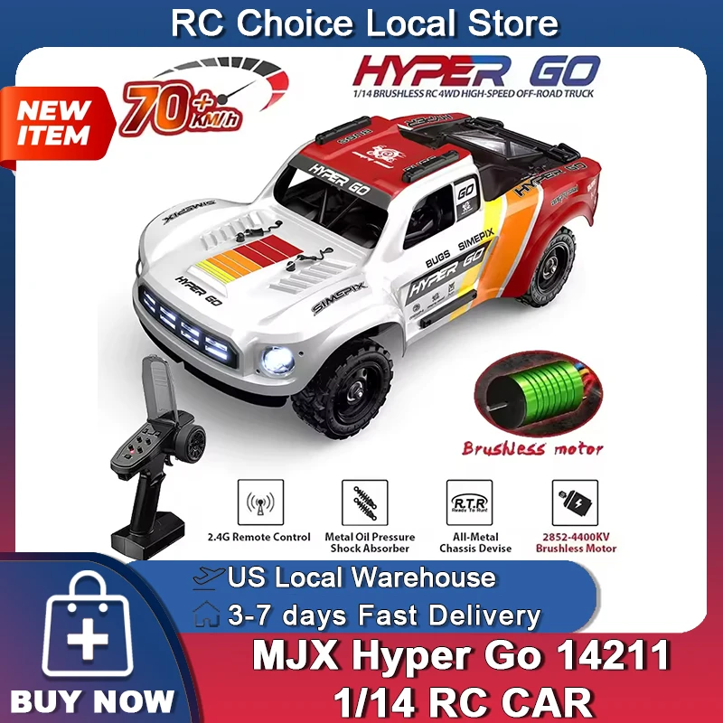 MJX HYPER GO 14211 Racing Car  - Esc 4In1 Brushless recensie en prijs