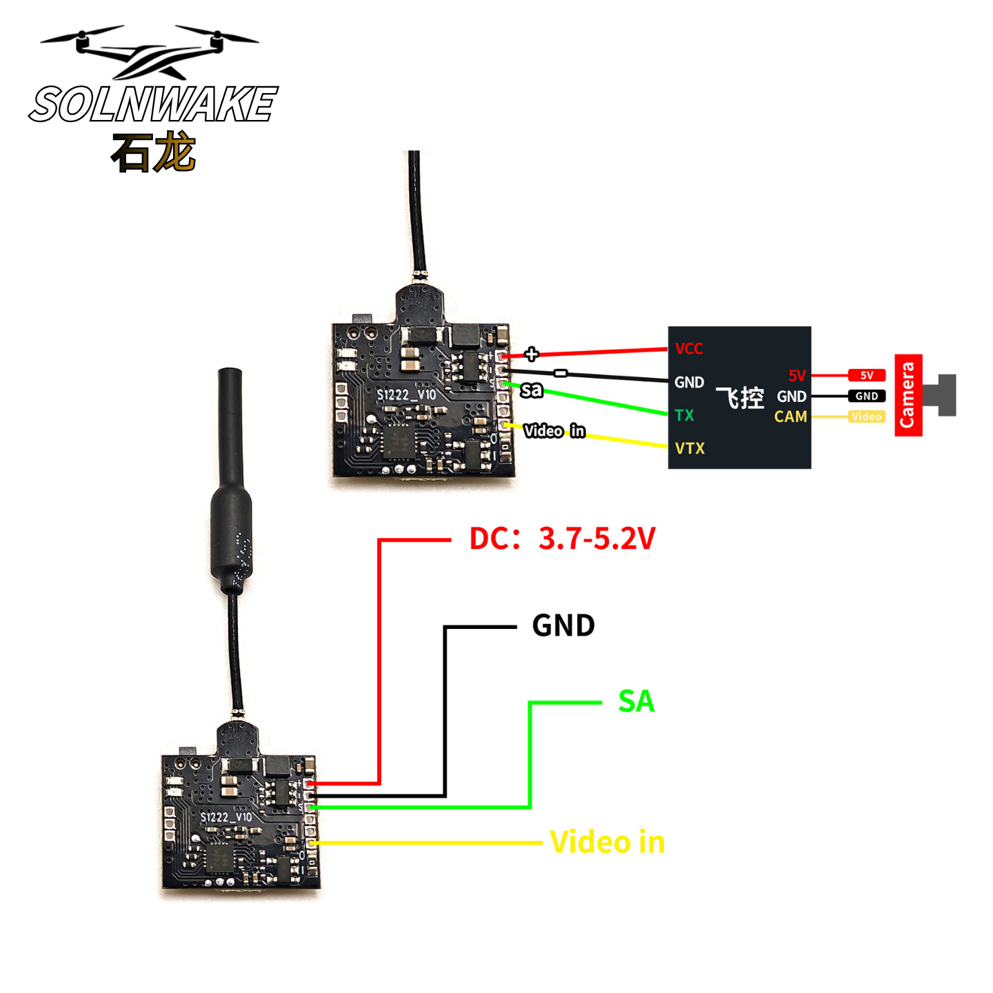SLONWAKE Nano 5.8G 48CH 200mW  - Drone Rc Airplane recensie en prijs