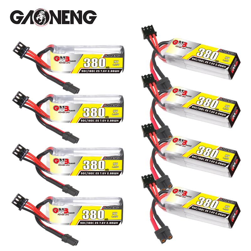 GNB 2S 7.6V 380mAh 90C/180C Li - Nano Quad Fpv recensie en prijs