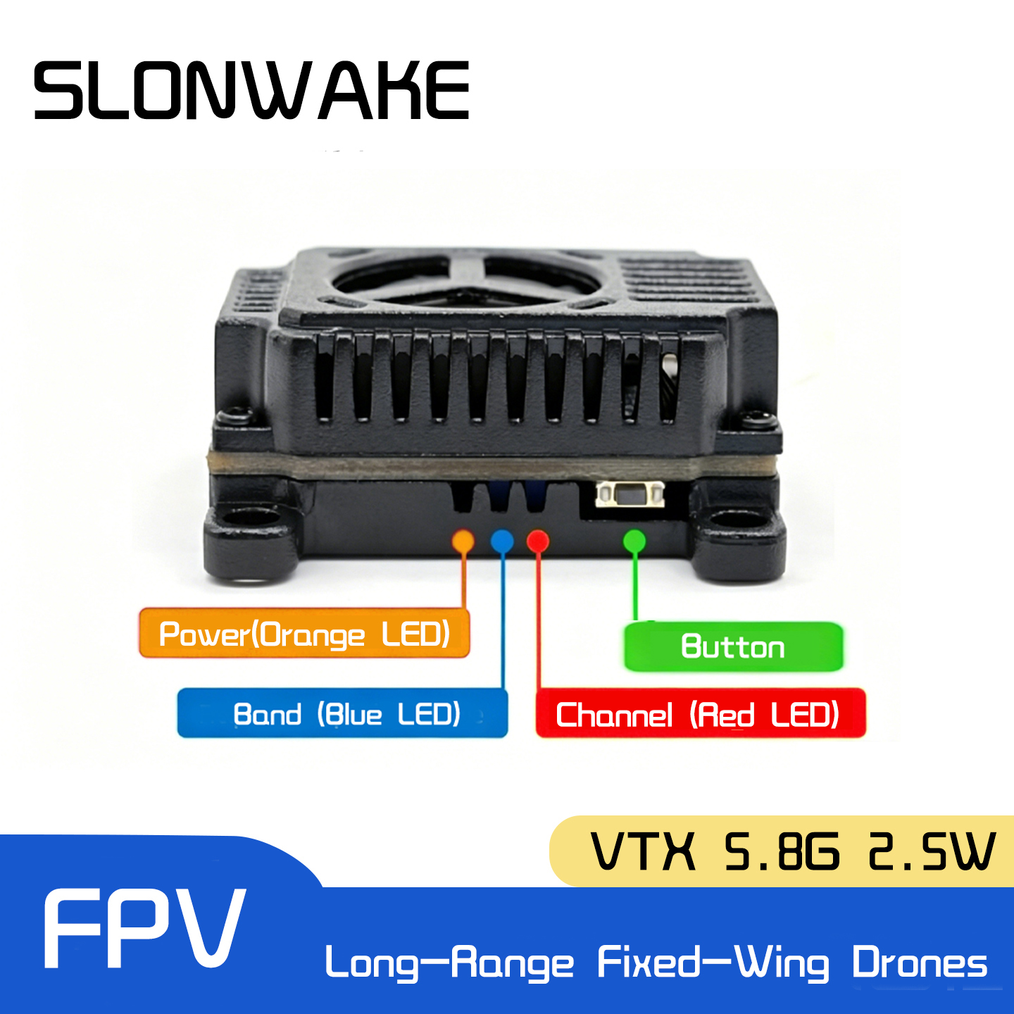SLONWAKE 5.8G 48CH FPV Transmi - Drone Rc Airplane recensie en prijs