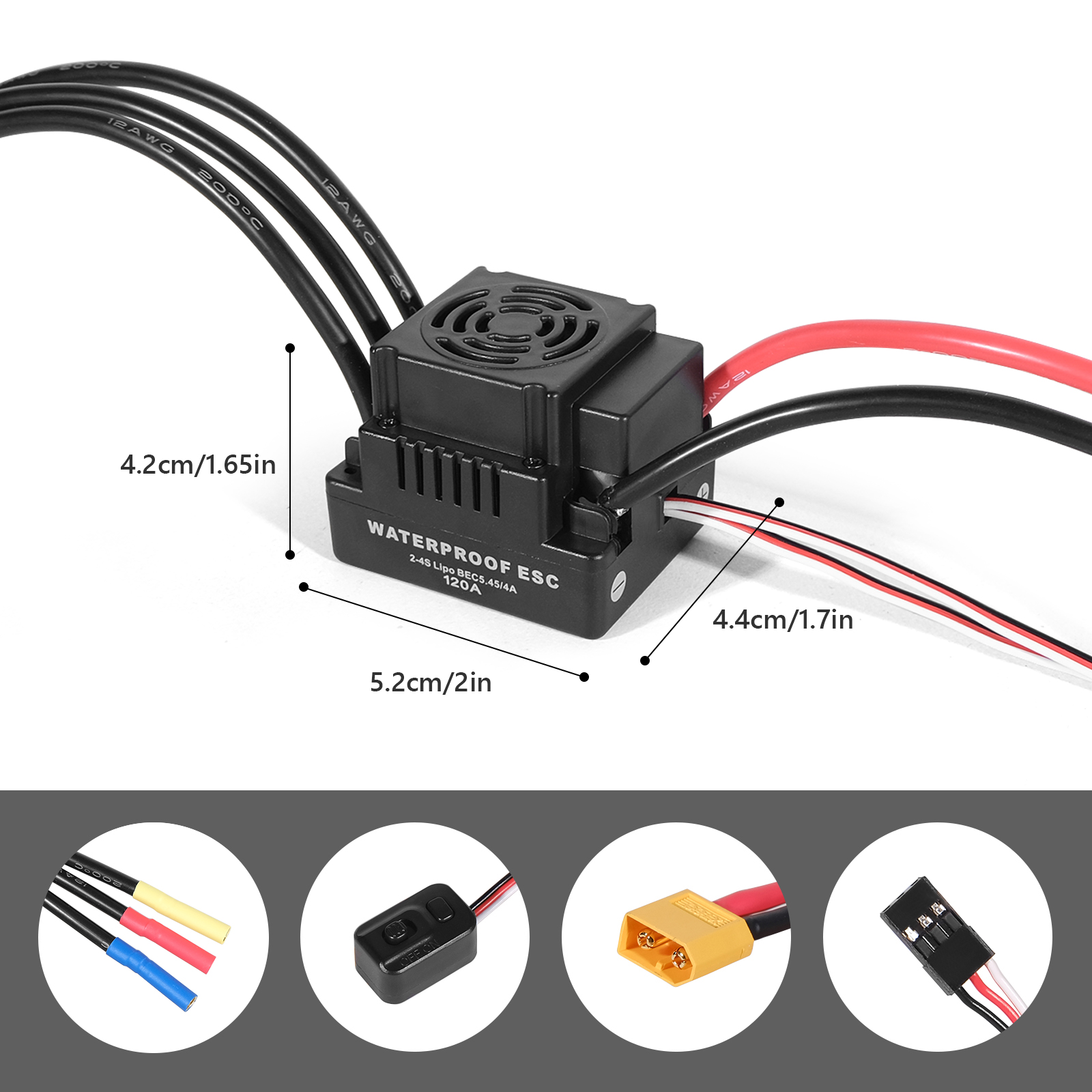 Upgrade Sensorless 60A 80A 120 - Esc 4In1 Brushless recensie en prijs