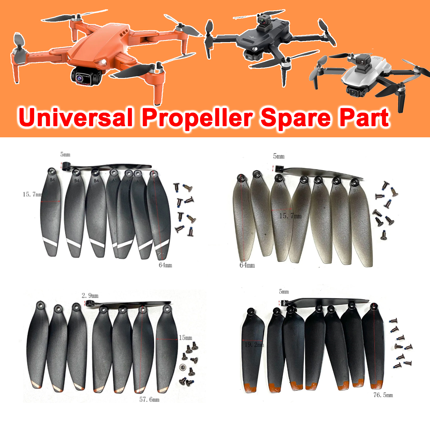 RC Drone Universal Propeller P - Drone Rc S1S recensie en prijs